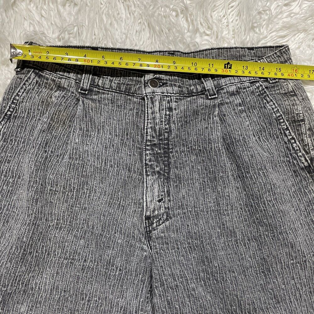 Vintage Levi’s Silver Tab 80’s Acid Wash Tapered Gray W34 L30 - Picture 2 of 8